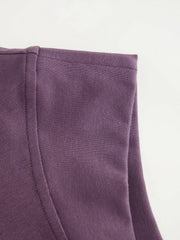 Cotton Sleeveless Ruched Tee