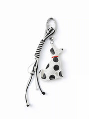POLKA DOT DOG KEYCHAIN