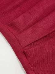 Cowl Neck Ruched Asymmetrical Hem Cami Top Curve & Plus