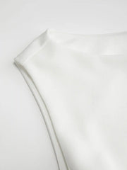 Boat Neck Solid Maxi Dress Curve & Plus