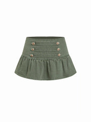 So Metal Low-Rise Skirt