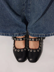 BOWKNOT DECOR MARY JANE FLATS
