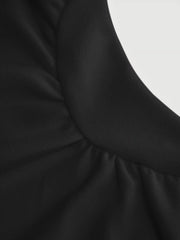 Scoop Neck Ruched A-line Tank Mini Dress