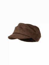 FAUX SUEDE BERET HAT