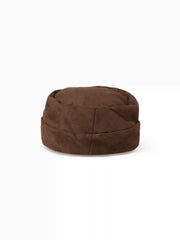 FAUX SUEDE BERET HAT