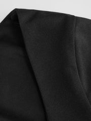 Scoop Neck Ruffled Peplum Belted Metal Detail Top Curve & Plus