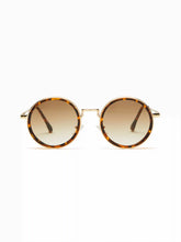TORTOISESHELL ROUND SUNGLASSES
