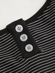 Jacquard Striped Scoop Neck Cami Top