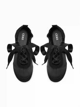 BOWKNOT LACE-UP SNEAKERS