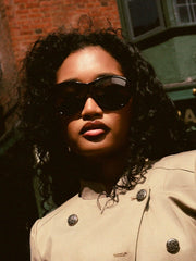 OVAL FRAME FASHION GLASSES