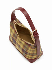 PLAID SHOULDER BAG