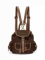 CORDUROY BUCKLE BACKPACK