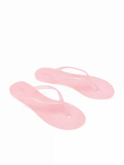 ROUND TOE FLIP-FLOP JELLY SHOES