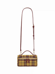 PLAID BOX CROSSBODY BAG