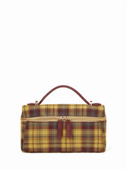 PLAID BOX CROSSBODY BAG