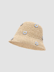 Floral Straw Hat