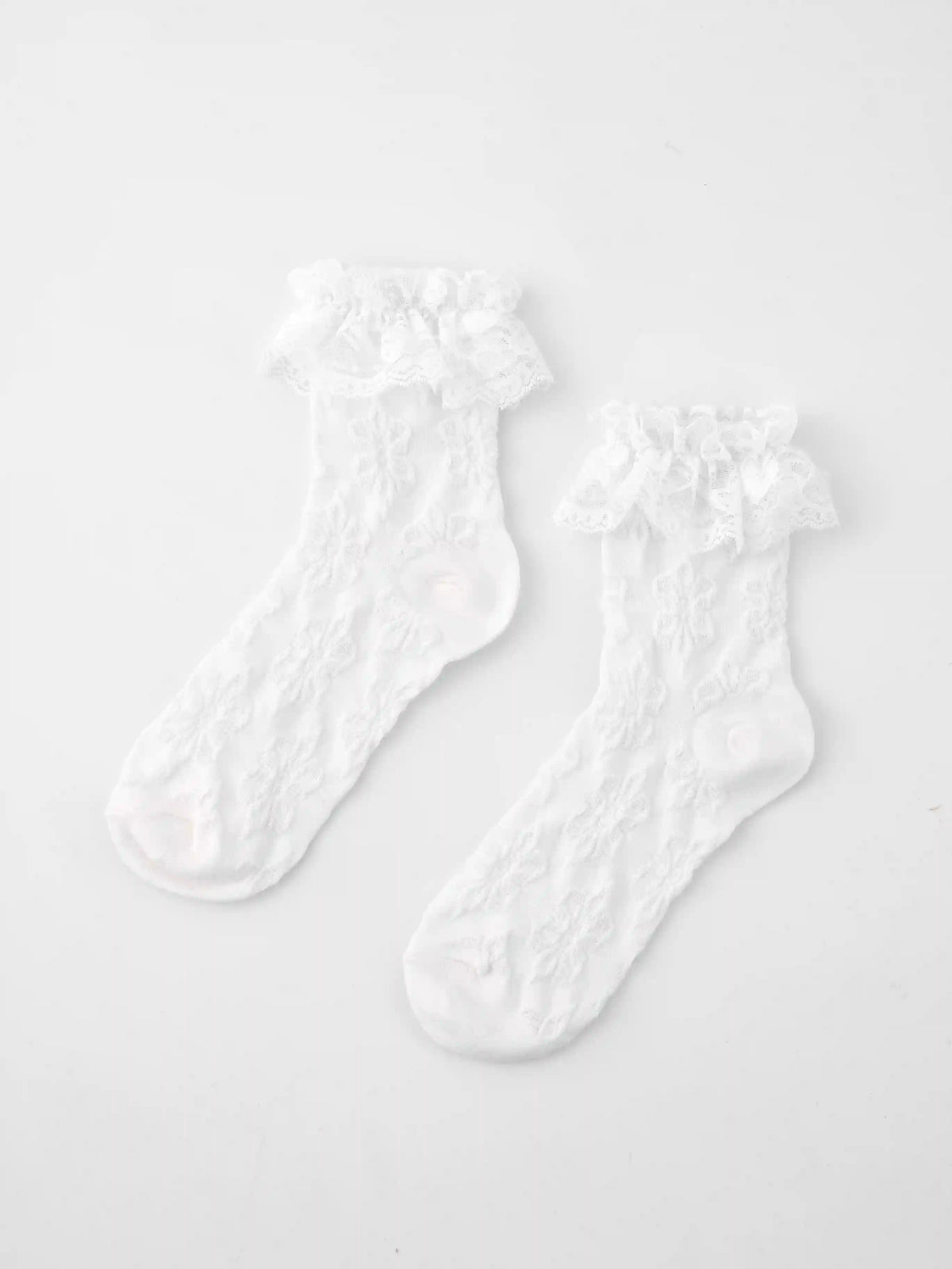 Lace Trim Socks