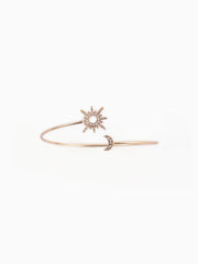 Whimsigoth Sun & Star Decor Arm Cuff