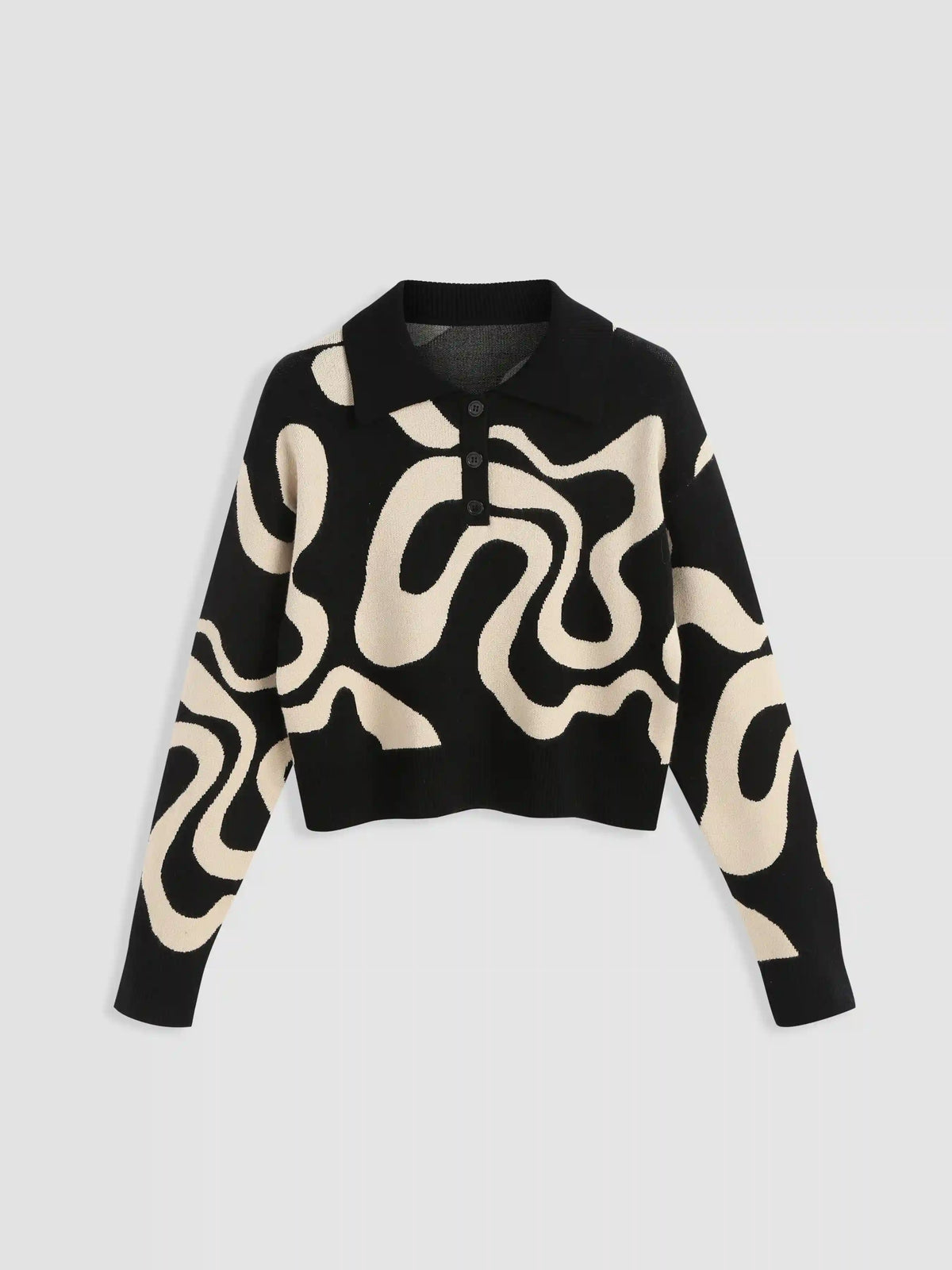 Everyday Illusion Psychedelic Swirl Pullover Sweater