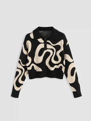 Everyday Illusion Psychedelic Swirl Pullover Sweater