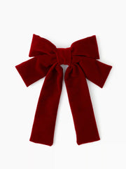 Solid Bowknot Decor Hair Clip