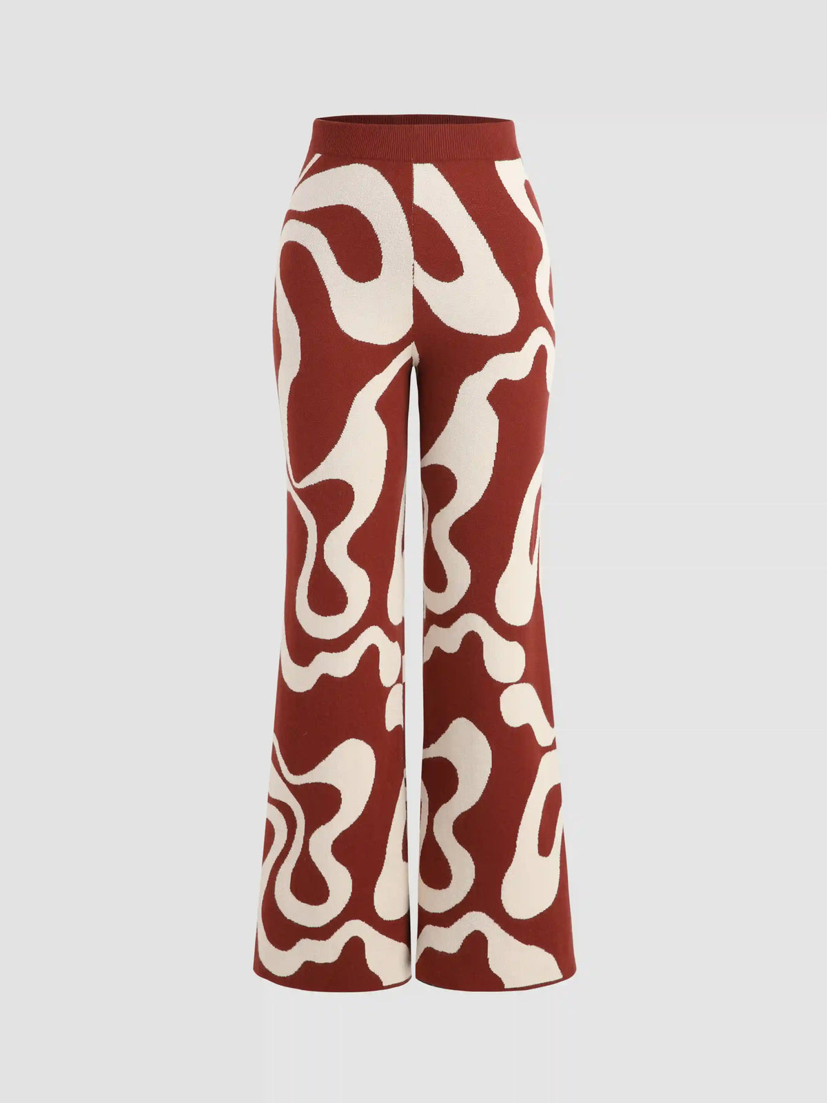Everyday Illusion Psychedelic Swirl Knit Trousers