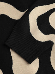 Everyday Illusion Psychedelic Swirl Pullover Sweater Curve & Plus