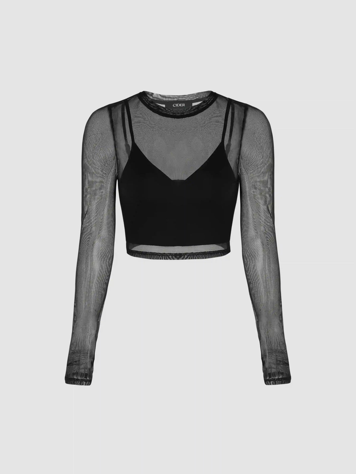 Sheer Long Sleeve Top & Tank Top
