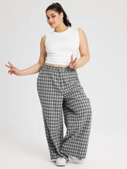 Sleeveless Ruched Crop Top Curve & Plus
