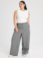 Sleeveless Ruched Crop Top Curve & Plus