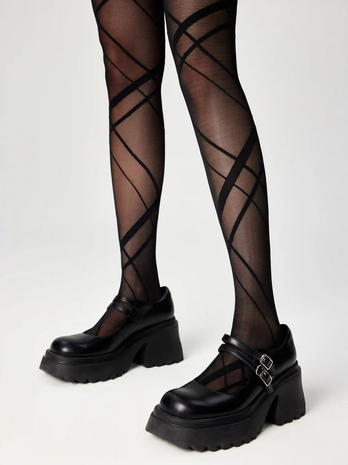 Striped Decor Tights