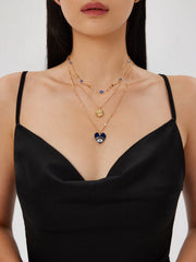 3pcs Eye Charm Decor Necklace