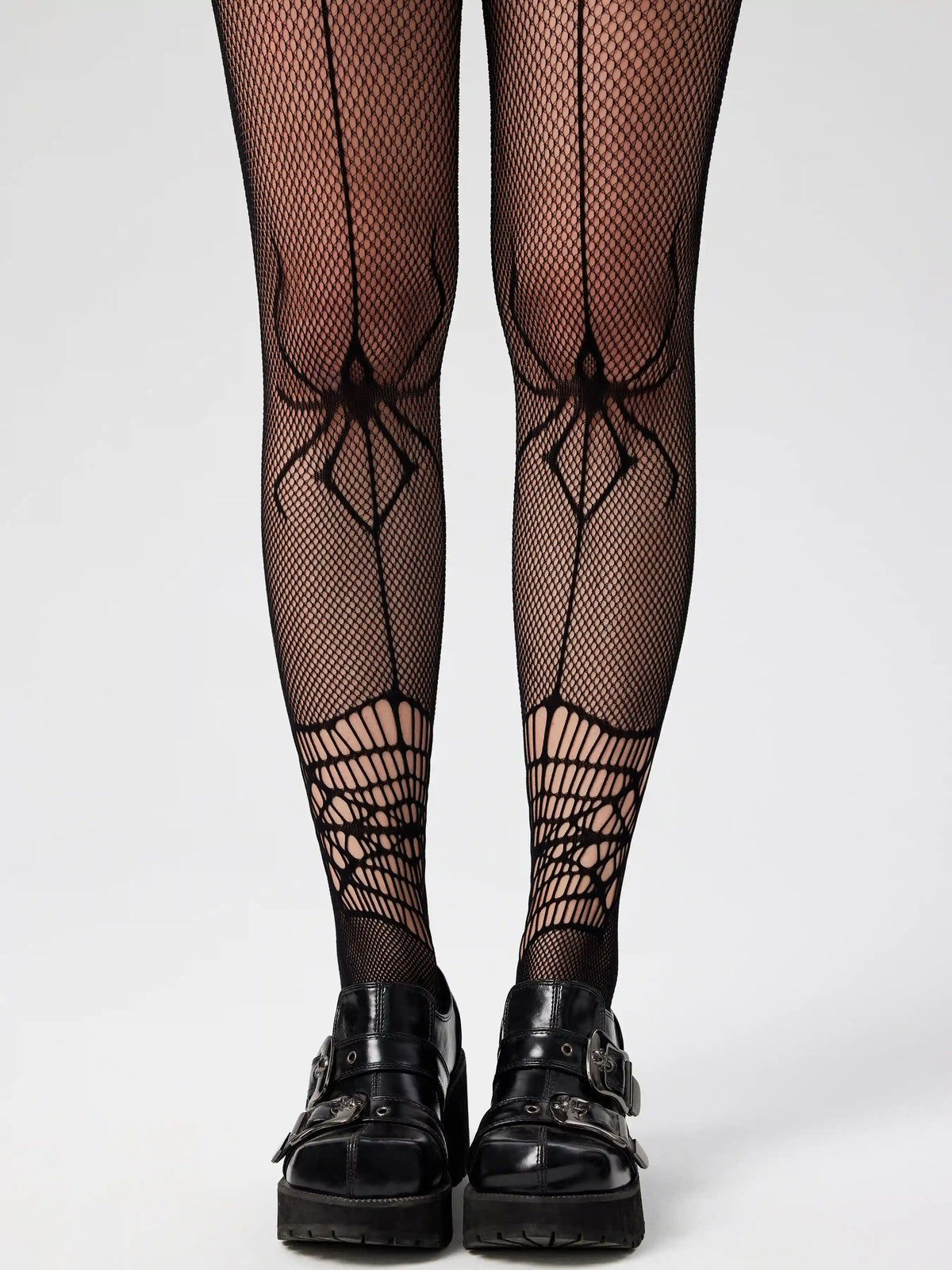 Spiderweb Pattern Fishnet Tights