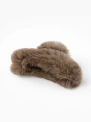 Fuzzy Solid Hair Claw