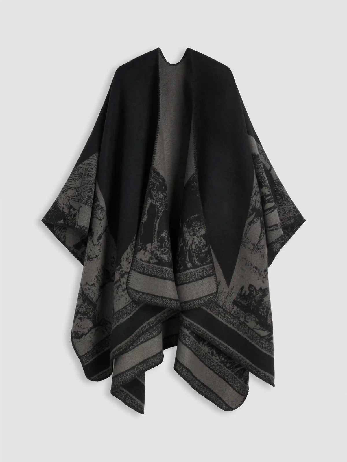 Winter Warm All Printed Shawl