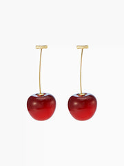 Cute Cherry Drop Earrings