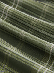 V-neck Check Mini Dress Curve & Plus