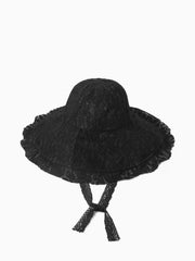 Lace Straw Hat