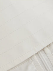 Ruched Sleeve Uv-proof Zipper Jacket