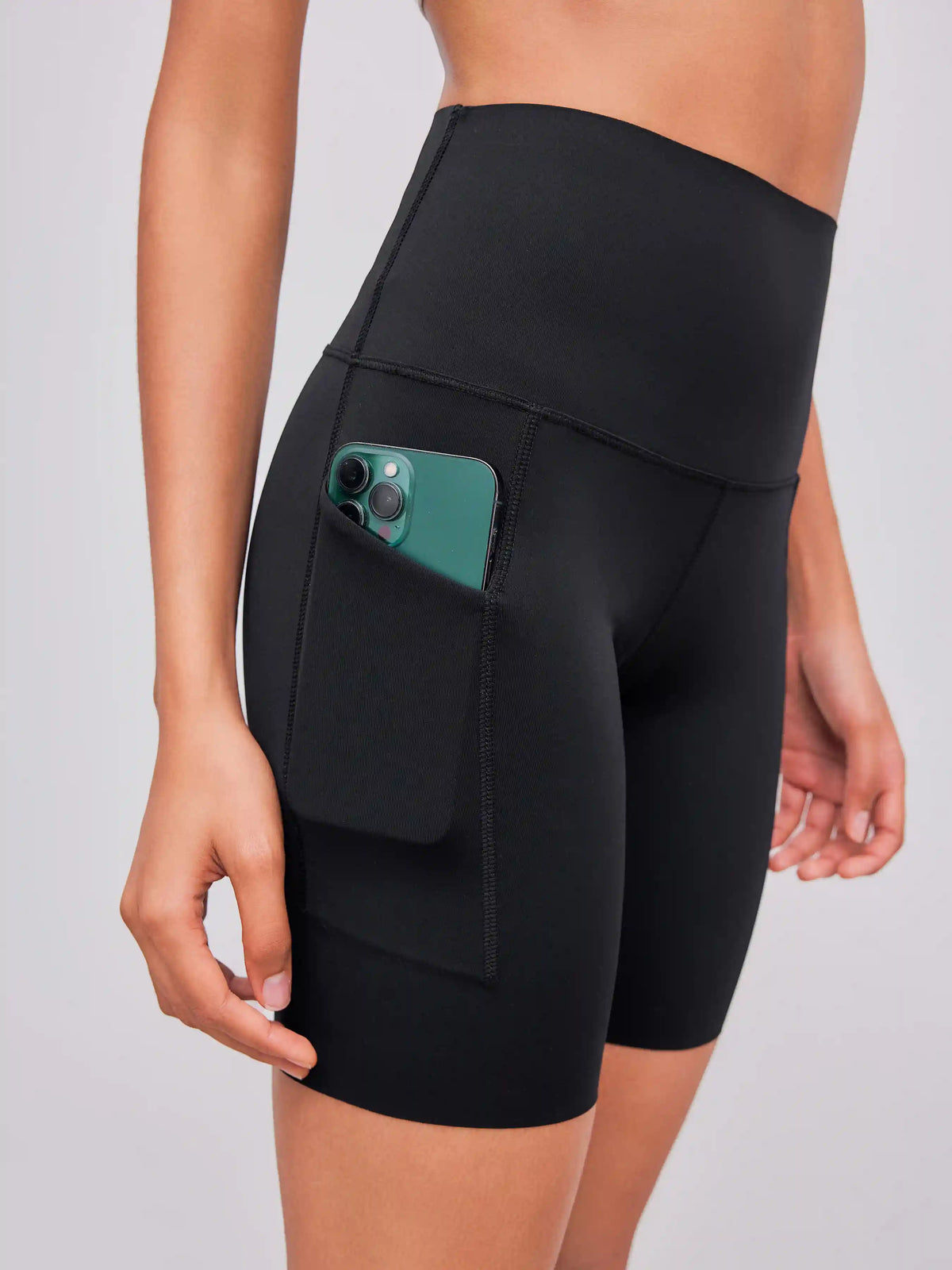 7" High Rise Pocket Biker Shorts