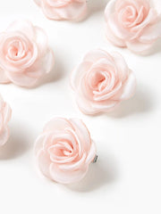 6PCS ROSE HAIR CLIPS