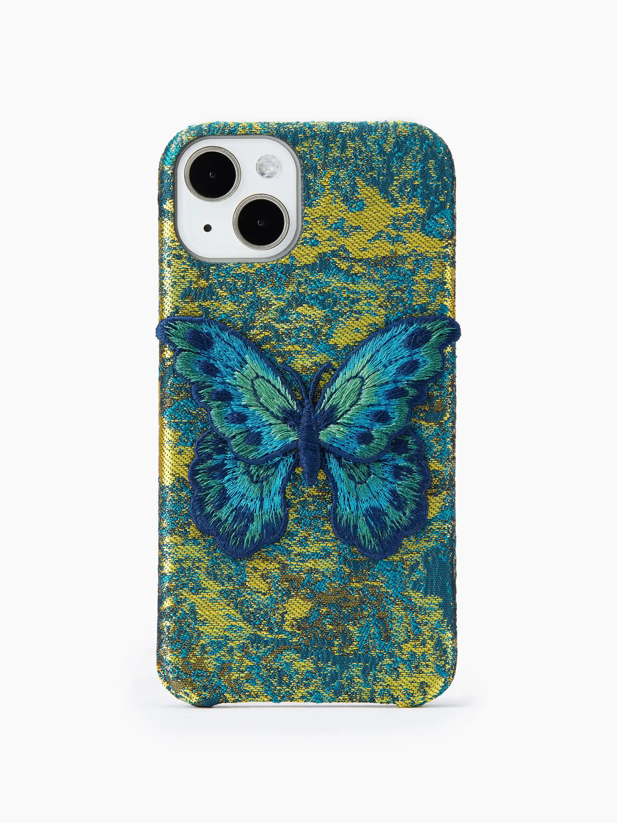 BUTTERFLY EMBROIDERED PHONE CASE