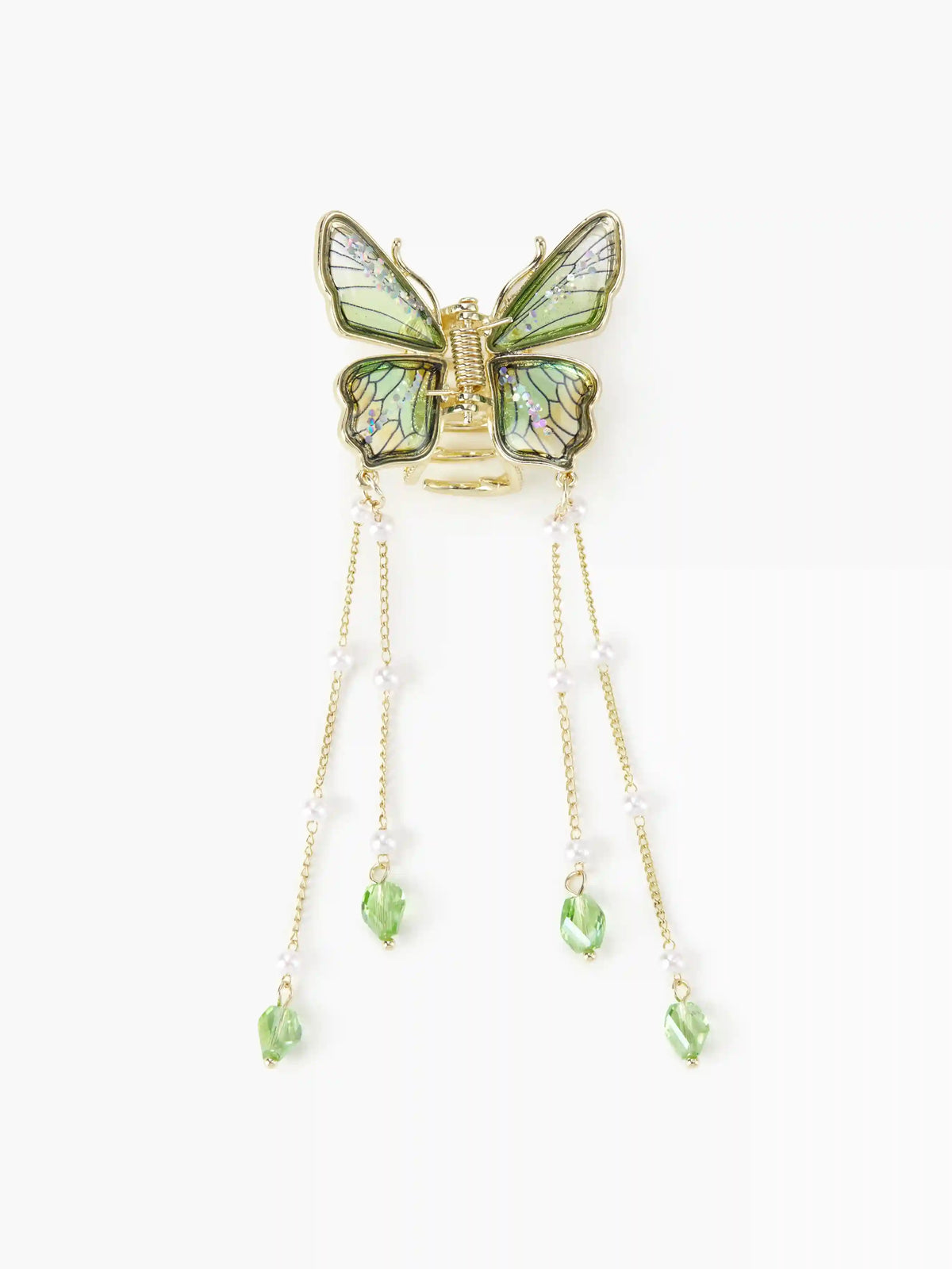BUTTERFLY TASSEL HAIR CLAW
