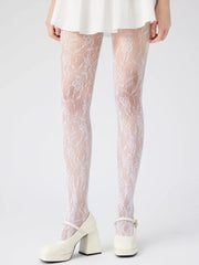 FLORAL LACE TIGHTS