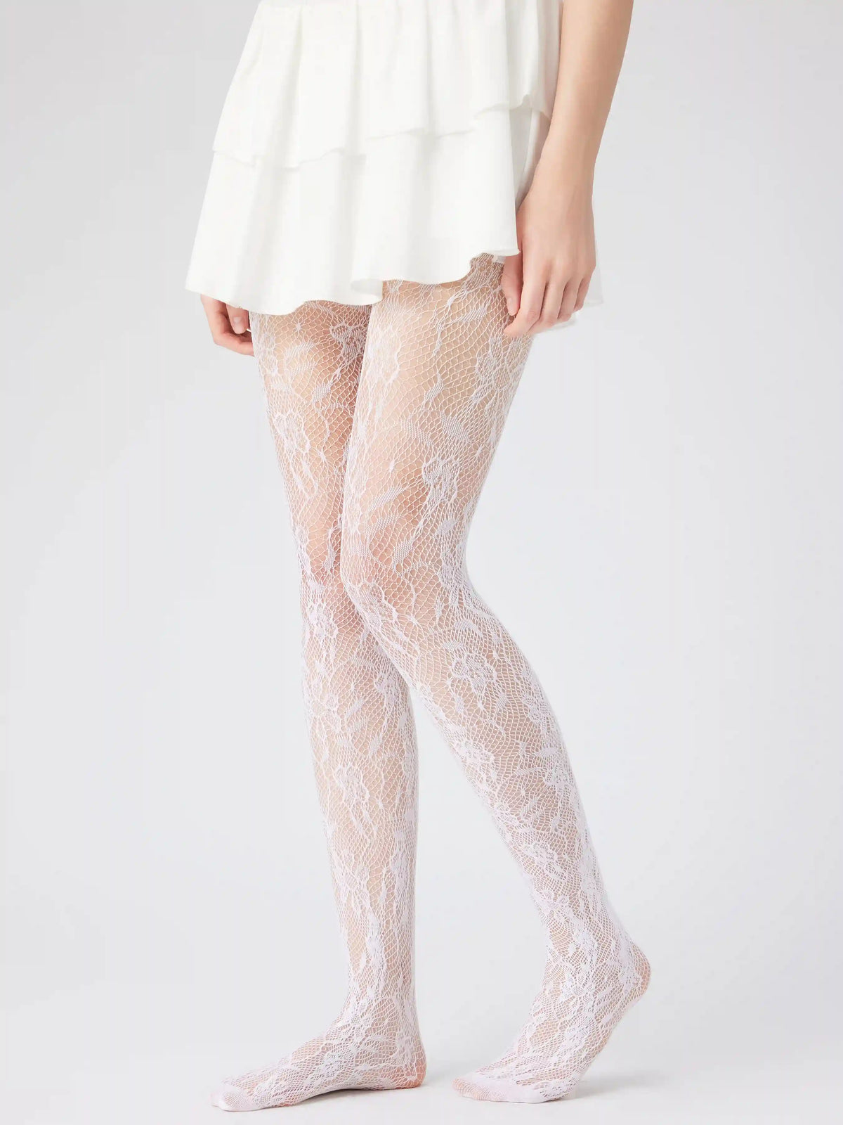 FLORAL LACE TIGHTS