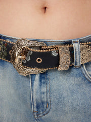 FLORAL WESTERN BELT