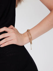 MULTI-LAYERED CHUNKY CHAIN BRACELET