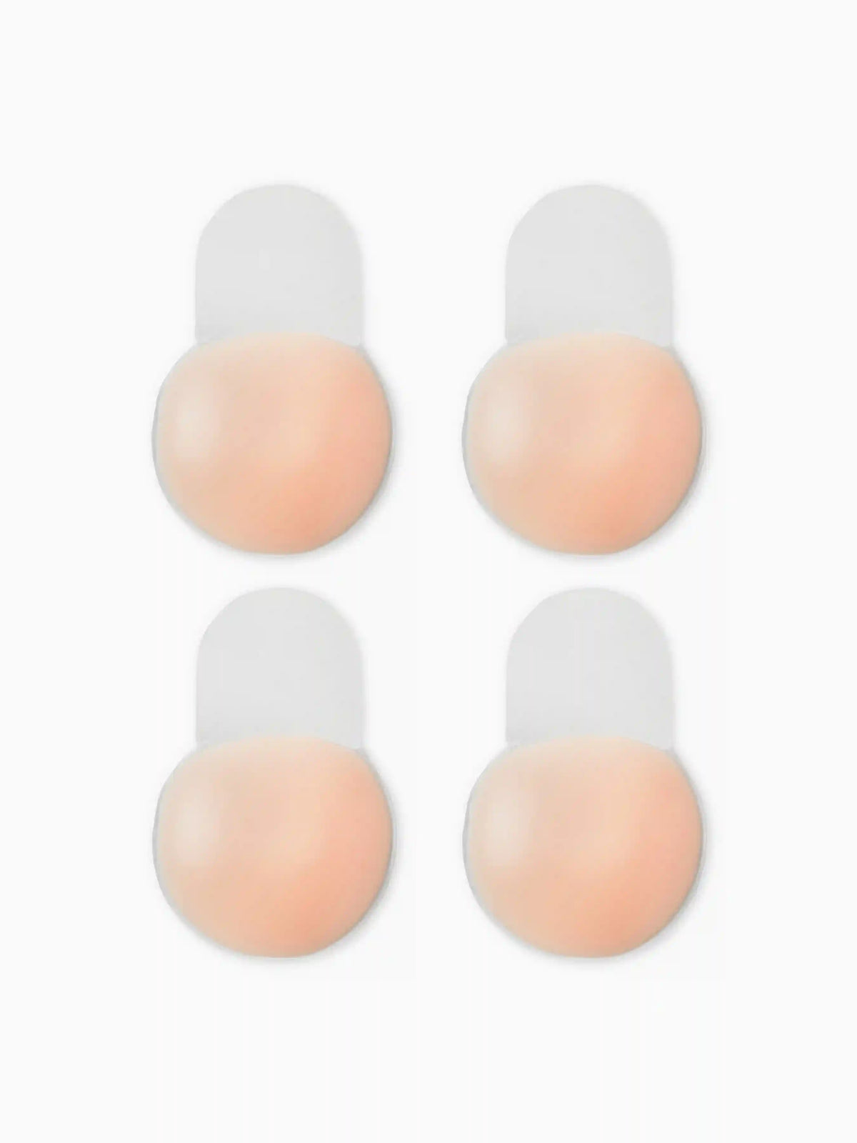 2 PAIRS REUSABLE ADHESIVE PUSH UP NIPPLE COVER