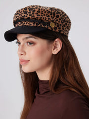 LEOPARD PRINT BERET