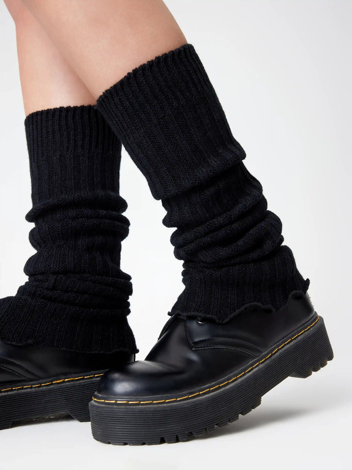 KNIT LEG WARMERS